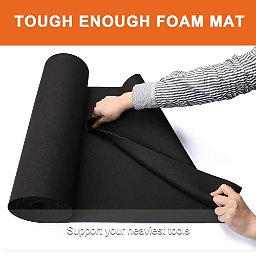 Makitoyo Professional Tool Box Liner and Drawer Liner, NonSlip, Black