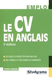Le  CV en anglais