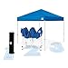 Wewalab E-Z UP Pyramid Instant Shelter Canopy, 10 by 10', Blue