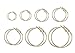 Honbay 7 Pairs Hoops Womens Earrings Set (Gold)
