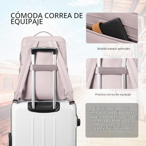 GOLF SUPAGS Stylish Laptop Backpack for Women Work College Travel Casual Backpack for 14 Inch Laptop