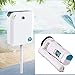 White 20.5cm Height Water Tank Connected Dual Flush Fill Toilet Cistern Inlet Drain Valve Repair
