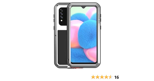 Amazon Com Samsung Galaxy A30s Case Love Mei Aluminum Metal Gorilla Glass Waterproof Shockproof Military Heavy Duty Sturdy Protector Cover Hard Case For Samsung Galaxy A30s Silver A30s