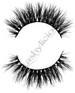 Lustylicious 100% 3D Mink Eyelashes by Lashylicious Natural Fluffy With Super Felxible Band and Useable 20+ times - Glamorous Fake lashes Extensions