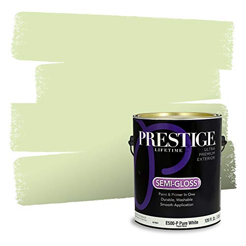 PRESTIGE Paints Exterior Paint and Primer In One, 1-Gallon, Semi-Gloss, Compara…