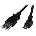 StarTech.com Down Angle Mini USB Cable - 2m - Black - USB A to Mini USB B - USB to Mini USB Cable - Mini USB Charger - USB A to Mini B (USBAMB2MD)