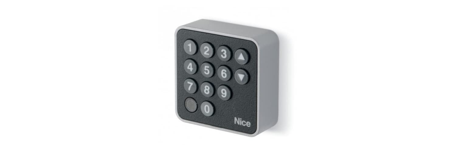 Digital selector 12 buttons with Nice BlueBUS technology and anti-burglary metal shell code: EDSB