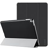 iPad Pro 9.7 Case, Kuool Slim Fit Smart Folio Leather Case Cover with with Trifold Stand Auto Wake/Sleep Feature for Apple iPad Pro 9.7 Inch (2016 Model)-Black