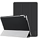 iPad Pro 9.7 Case, Kuool Slim Fit Smart Folio Leather Case Cover with with Trifold Stand Auto Wake/Sleep Feature for Apple iPad Pro 9.7 Inch (2016 Model)-Black