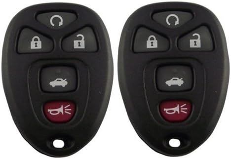 Lot 2pcs New Transmitter 5 Buttons Keyless Remote Key Shell For 2007-2010 Saturn Sky Repair(Just a Empty Key Shell,No chips Inside)