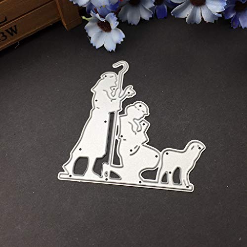 BUZHI Faith Die DIY Metal Cutting Dies Stencil Scrapbooking Die Cuts for DIY Scrapbooking Card Making