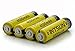 Intsun® 4pcs 3.7V 18650 4000mah Rechargeable Li-ion Battery with PCB for LED Flashlight, Headlamps, search light lamp, etc (4xBattery)