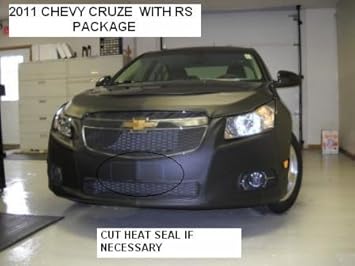 Amazon Com Lebra 2 Piece Front End Cover Black Car Mask Bra Fits Chevy Chevrolet Cruze With Rs Package 2011 2013 Automotive