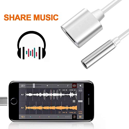 image for Ambrrhty Adapter for iPhone 8 Car Charger Headphones Connector Adaptor