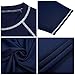 Satankud Men's UPF 50+ Rashguard Swim Tee Short Sleeve Running Shirt Swimwear Swim Hiking Workout Shirts