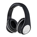 Bluetooth Headset Wireless Foldable Hi-fi Stereo Over-ear Headphone Sports Earbuds Earphone with Microphone Adjustable Headband for Smart Phones Tablets ï¼ˆBlackï¼‰