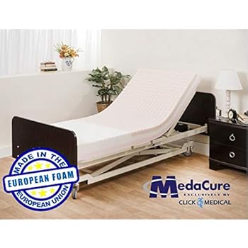 Pressure Redistribution Foam Hospital Bed Mattress - 3 Layered Visco Elastic Memory Foam - 80