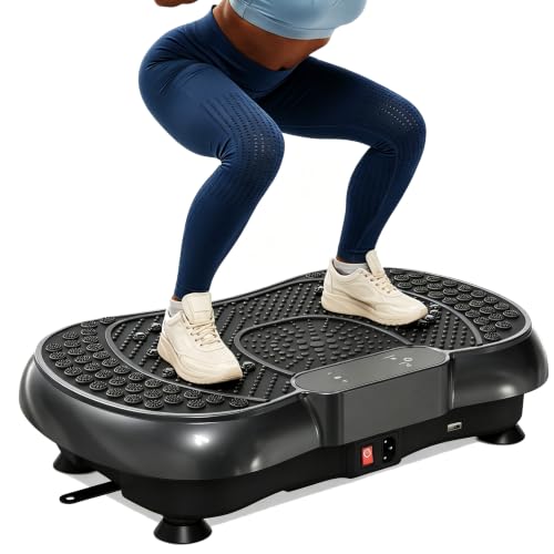 HomeFitnessCode Vibrationsplatte Fitnessgeräte für Abnahmen Zuhause