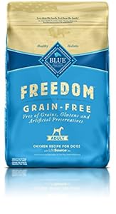 Blue Buffalo Freedom Grain-Free Recipe for Dog, Adult Chicken Recipe Grain Free, 24 lb Blue Buffalo Freedom Grain-Free Recipe for Dog, Adult Chicken Recipe Grain Free, 24 lb
