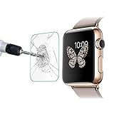 GBSELL Tempered Glass Screen Protector Guard Film For Apple Watch Series 3 42mm/38mm (42mm, Clear)