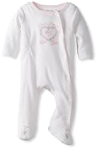 Little Me Baby Girl Newborn Thank Heaven Footie, Pink, Newborn