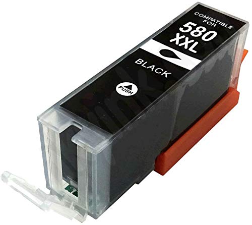 Printing Saver PGI-580XXL BLACK (1) ink cartridge for Pixma TS6150 TS6151 TS6251 TS6350 TS6351 TS705 TR7550 TS8150 TS8152 TS8250 TS8251 TS8252 TS8351 TS8352 TR8550 TS9150 TS9550 TS9551 TS9551C