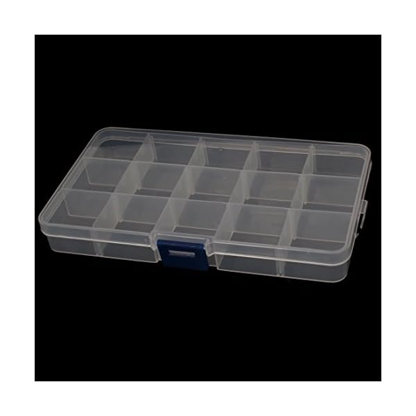 uxcell-Plastic-Fishing-Lure-Bait-Storage-Tackle-Box-Case-Container-4PCS-Clear