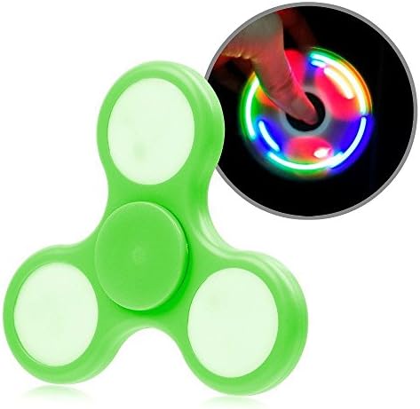 Led Tri Fidget Hand Spinners With On/off Switch 3 Models Flashing Light Finger Toy for Kids And Adults Stress Reducer/ADD/ADHD/Anxiety/Boredom