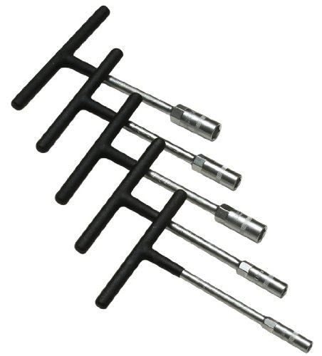 Pit Posse PP2656 5 Piece Mini T-Handle Set Dipped Handles