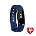 Fitness Tracker,LETSCOM Heart Rate Monitor Activity Tracker Pedometer Watch Step/Sleep/Calorie Counter Smart Watch Bluetooth 4.0 Waterproof IP67 Wireless Wristband Sports Bracelet for Android IOS
