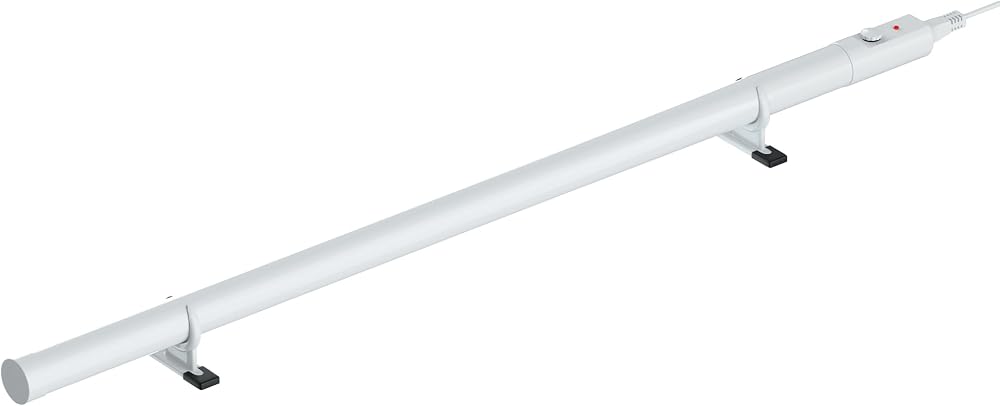 HYLITE Slimline Ecoheater Tube Heater 120W 1000mm White Thermostat Energy
