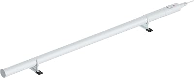 HYLITE Slimline Ecoheater Tube Heater 120W 1000mm White Thermostat Energy
