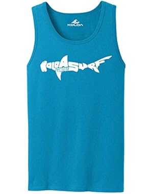 Koloa Surf Hammerhead Shark Logo Tank Tops in 27 Colors. Adult Sizes: S-4XL