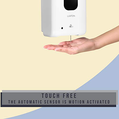 Luxton WallMounted Automatic Hand Sanitizer Dispenser Refillable