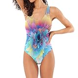 Aluy's boutique Women's Swimsuits - Colorful Tie