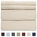 King Size 4 Piece Sheet Set - Comfy Breathable & Cooling Bed Sheets Set - Hotel Luxury Bedding for Women, Men, Kids, Teens, Boys & Girls - Deep Pockets, Ultra-Soft and Wrinkle Free - Oeko-Tex - Beige