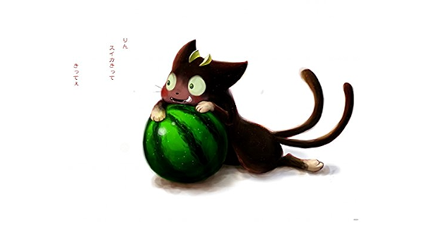 Amazon Com Dv6301 Ao No Exorcist Blue Exorcist Kuro Cat Anime Manga Art 32x24 Print Poster Posters Prints