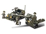 Sluban Anti-Tank Gun Army Building Kit (138 Pieces)