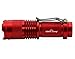Sidiou Group 7W 300LM Mini CREE LED Flashlight Torch Adjustable Focus Zoom Light Lamp (3 Mode Red)