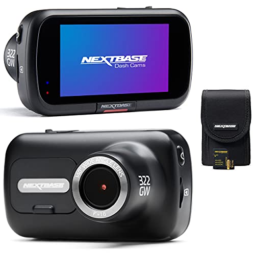 Nextbase 322GW Dash Cam + Go-Pack Bundle with 32G