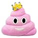 WEP Poop Princess Emoji Plush Pillow, Pink