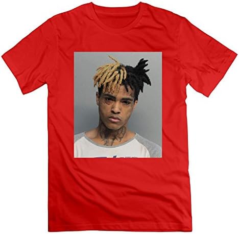 CFDL Xxxtentacion Personalized Leisure Shirt for Unisex Medium Red