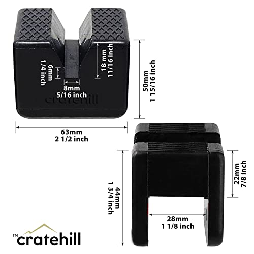 Pinch Weld Jack Adapter Universal Jack Stand Pads 3 or 6 Ton Jack