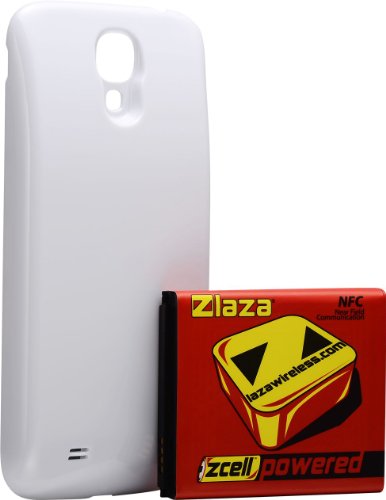 Laza Zcell Samsung Galaxy S4 5200mAh Extended Battery With NFC + Back Cover (Compatible with ALL Samsung Galaxy S4 Models. Samsung Galaxy S IV, Sprint, AT&T, T-Mobile, US Cellular, Verizon, Cricket, Boost, Virgin and All International Models) White Laza Zcell Samsung Galaxy S4 5200mAh Extended Battery With NFC + Back Cover (Compatible with ALL Samsung Galaxy S4 Models. Samsung Galaxy S IV, Sprint, AT&T, T-Mobile, US Cellular, Verizon, Cricket, Boost, Virgin and All International Models) White