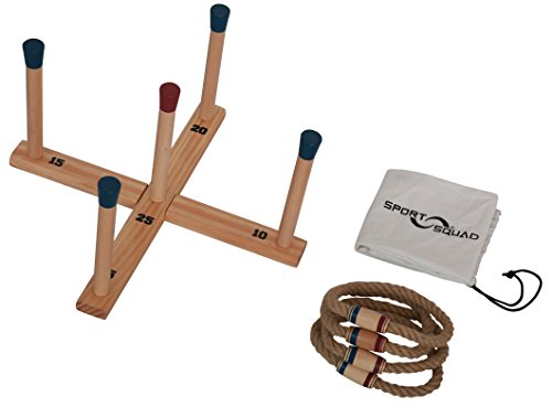 Sport Squad Family Fun Portable Ring Toss Game for Indoor/Outdoor Use - Thumbnail 2