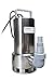 Submersible Clean/Dirty Water Sump Pump 1.5HP w/water level sensor (4 ON/OFF positions, no external float switch) 4860GPH, 26'Head, Thermal Protector, Stainless Steel, Copper Winding - Schraiberpump
