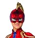 Captain Marvel Hero Costume Suit, Small Blue/Red