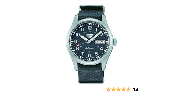Amazon.com: Seiko 5 deportes automático gris nylon reloj para hombre  SRPG31K1 : Ropa, Zapatos y Joyería