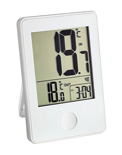 TFA Dostmann Digital Wireless Thermometer Pop 30.3051 (white with batteries)