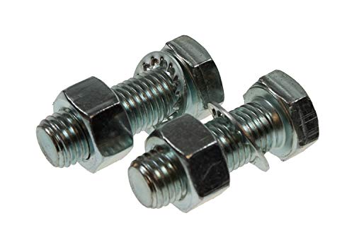 BITS4REASONS MAYPOLE NEW MODEL X2 HIGH TENSILE STRENGTH M16 TOWBALL NUTS BOLTS X 45mm & SHAKEPROOF WASHERS - UK AND EU APPROVED MP249…